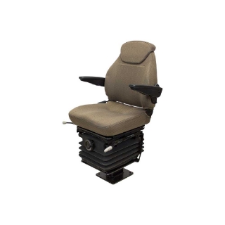 Picture of Uni Pro Deere 310 Series Backhoe 441 Mechancial Susp. Seat Kit | With Armrests | Brown Fabric