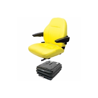 Picture of Uni Pro John Deere 5E 441/MSG85 Mech. Seat Kit | Open Station/Orig. Grammer | Yellow Vinyl