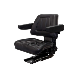 Picture of Uni Pro 256 Utility Mechanical Suspension Seat | Black Vinyl