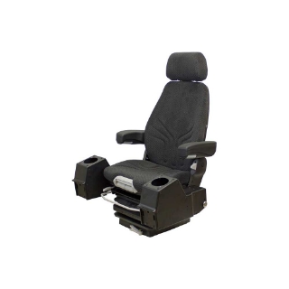 Picture of Uni Pro 1250 Mechanical Suspension Seat | With Pods | Black/Gray Fabric