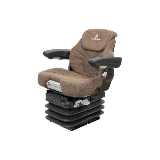 Picture of Uni Pro 1310 Air Suspension Seat | 12-Volt | Dynamic Dampening Susp. | Brown Fabric
