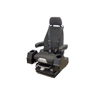 Picture of Uni Pro MSG97AL/722 Air Suspension Seat | 24-Volt | With Pods | Black/Gray Fabric