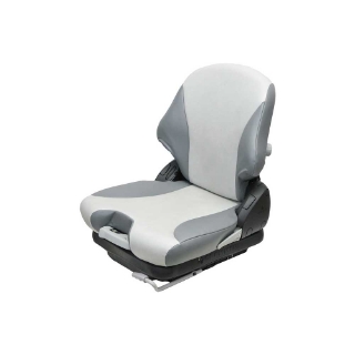 Picture of Grammer | MSG65/531 | Seat & Mechanical Suspension | OPS | 2-Tone Gray Vinyl | 8462