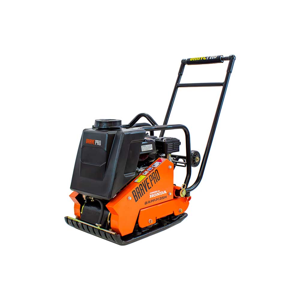 Brave Forward Plate Compactor | 16 In. | Rubber Mat, Tank, and