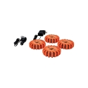 Picture of K&M Mfg LED Road Strobe/Flare Kit | Rechargeable | 4-Pack with Charging Case