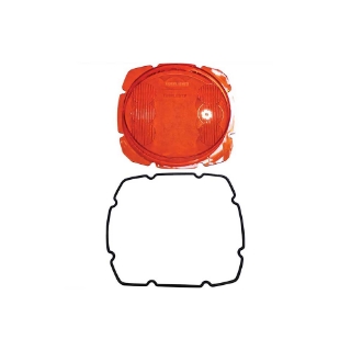 Picture of Tiger Lights Mojave Series Amber Lens + O-Ring for ATV/UTV Racing Light | 8-In. | TLM8-ALC