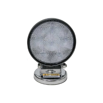Show details for K&M Mfg LED Flood Work Light | 4-In. | Round | Clear Picture of K&M Mfg LED Flood Work Light | 4-In. | Round | Clear