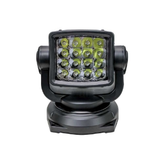 Picture of K&M Mfg LED 360-Degree Ultra Bright Rotating Spot Light | Remote Control | Permanent Mount