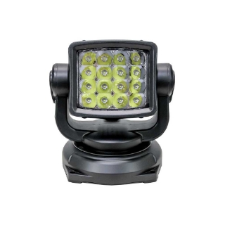 Picture of K&M Mfg LED 360-Degree Ultra Bright Rotating Spot Light | Remote Control | Magnetic Mount