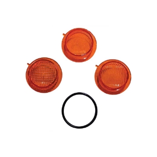 Picture of Tiger Lights Mojave Series Amber Lens Pack + O-Ring for ATV/UTV Racing Light | 2-In. | TLM2-ALP