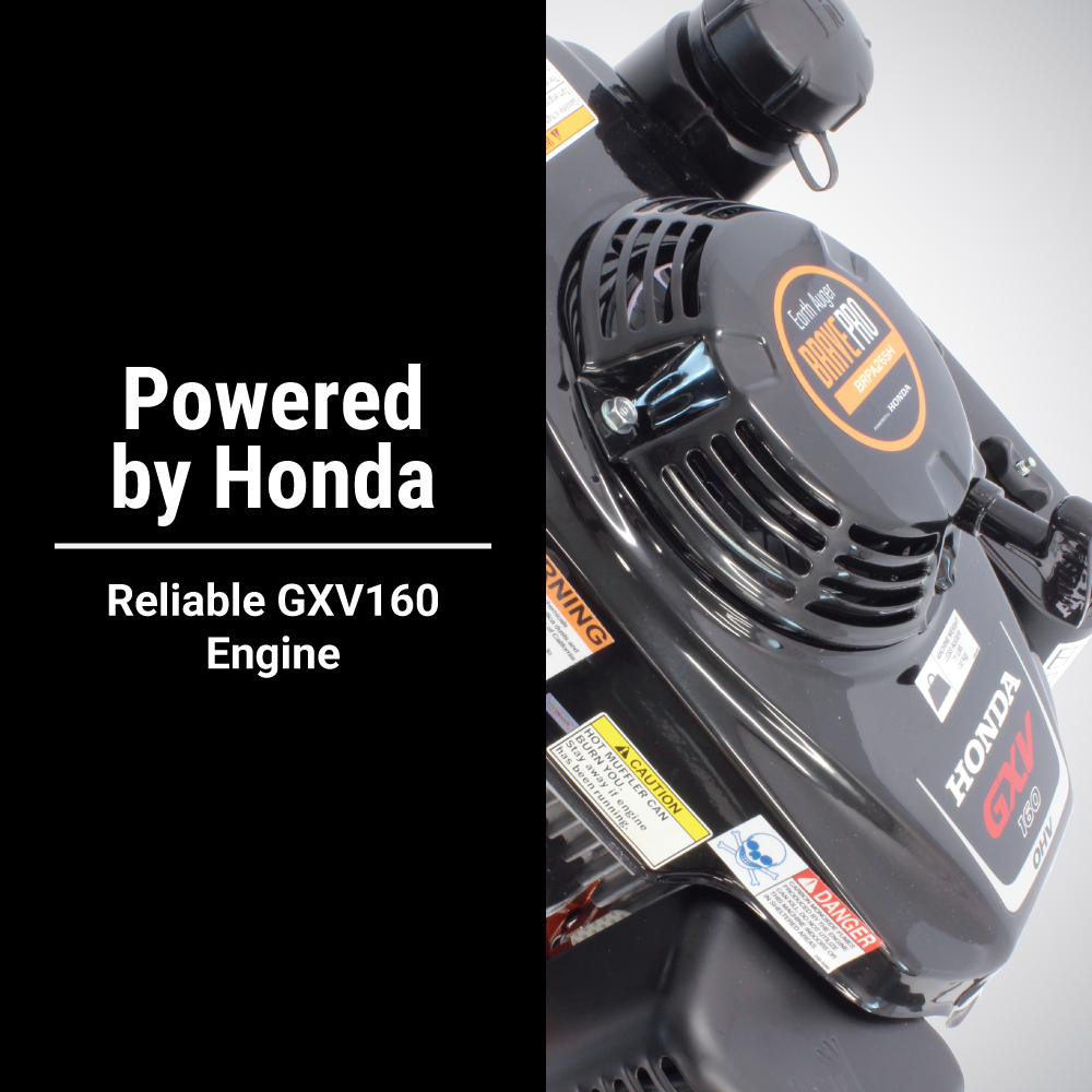Brave Auger | Two-Man | 1-3/8 in. Hex | Honda GXV160 | BRPA265H
