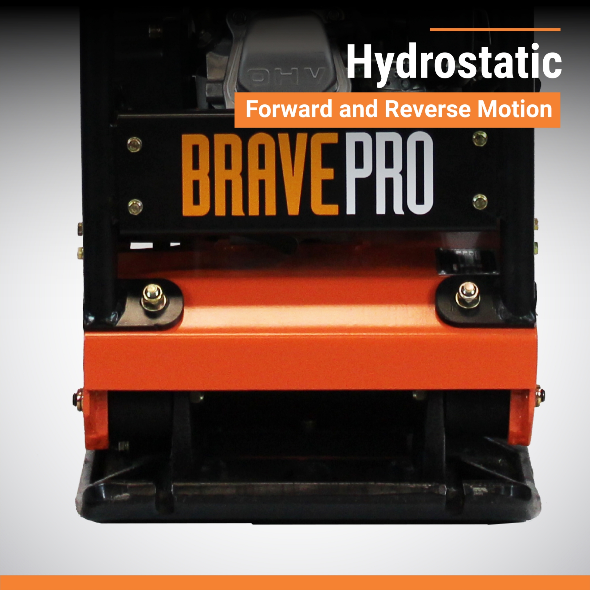 ブライトリバー Brave Reversible Plate Compactor | 15 in. | Honda GX160