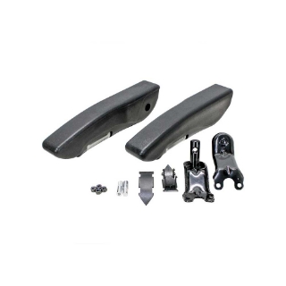 Picture of Uni Pro Armrest Kit | Fits 146 Suspension Seat | Black Dura-Tex Molded