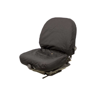 Picture of Uni Pro Seat + Backrest Cover Kit for 236 or Milsco V5300 Seats | Black Endura Fabric