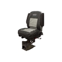 Picture of Uni Pro Seat + Backrest Cover Kit for Mid-Back Truck Seats | Two-Tone Black/Gray Fabric
