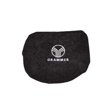 Show details for Uni Pro Backrest Extension Cover Kit for Grammer Seats | Two-Tone Gray Alcanta Fabric Picture of Uni Pro Backrest Extension Cover Kit for Grammer Seats | Two-Tone Gray Alcanta Fabric
