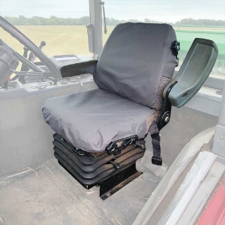 Picture of Uni Pro Seat + Backrest Cover Kit for Case IH Maxxum-Magnum-Steiger/FNH 70 Genesis | Gray