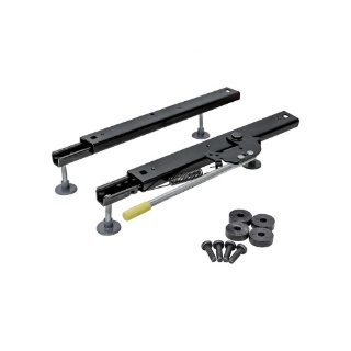 Picture of Uni Pro Slide Rail Kit | Universal Fit | 6-In. Long with 1.75-In. Studs | Black Powder Coat