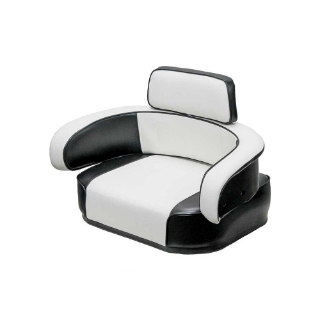 Picture of Uni Pro International Harvester 806 3-Piece Seat Cushion Kit | Original | Pleated Black & White Vin