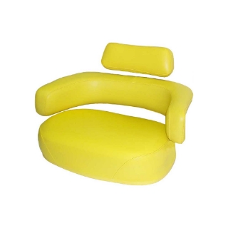 Picture of Uni Pro John Deere 4010 3-Piece Seat Cushion Kit | Yellow Vinyl