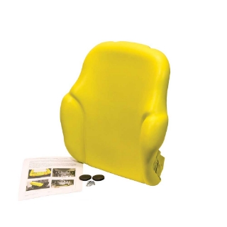 Picture of Uni Pro John Deere Tractor or Mower Backrest Cushion | For Super Comfort Seat | Yellow Vinyl