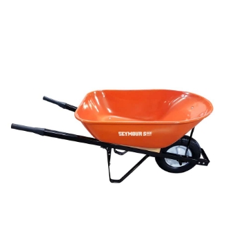 Show details for Wheelbarrow S400 Jobsite  | 6 Cu. Ft. | Hardwood Handles | 16-In. Flat-Free Tire Picture of Wheelbarrow S400 Jobsite  | 6 Cu. Ft. | Hardwood Handles | 16-In. Flat-Free Tire
