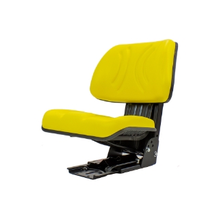 Picture of Uni Pro | Low Profile Seat and Mechanical Suspension | Slide Rails | Yellow Vinyl | 8783