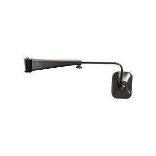 Picture of K&M Mfg All-Purpose Mirror Kit | Universal Fit | Rectangular | LH or RH | Black Powder Coat