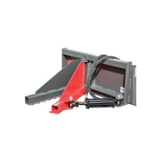 Picture of GreyWolf Tree Puller Attachment for Skid Steer Loaders | Gray/Red Powder Coat