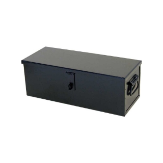 Picture of K&M Mfg #20 Toolbox | 21-In. x 8-In. x 7-In. | Black Powder Coat