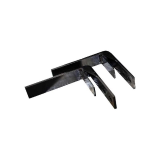 Picture of K&M Mfg Mounting Brackets for #20/#30 Toolbox | Pair | Black Powder Coat