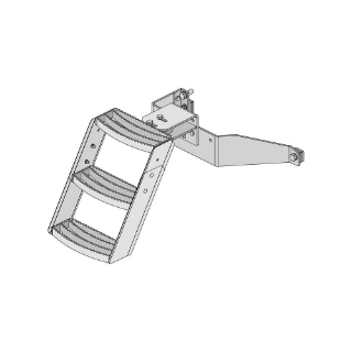 Picture of K&M Mfg Step Kit for International Harvester 06-66 Series Tractors | With Cab | 3-Step Unit | LH