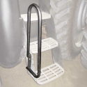 Picture of K&M Mfg Handrail Kit for Case IH MX Series Magnum Tractors | 2010 & Older | Left-Hand | Black