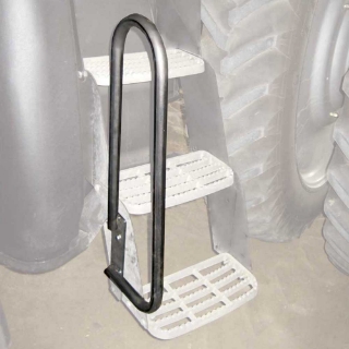 Picture of K&M Mfg Handrail Kit for Case IH MX Series Magnum Tractors | 2010 & Older | Left-Hand | Black