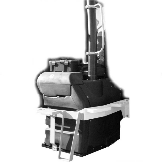 Picture of K&M Mfg Window Step & Handrail Kit for Case IH Tier 4 Magnum | 2013 Tier 4 & Older | Original Color