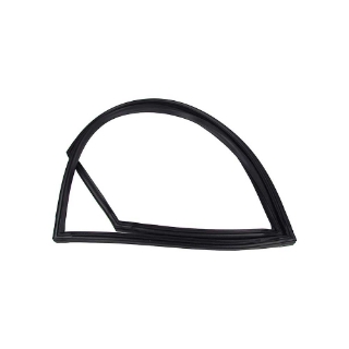 Picture of K&M Mfg Rear Window Seal for Case IH 72 Series Magnum Tractors | Black Rubber