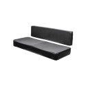 Picture of Uni Pro Kawasaki Mule Trans 4x4 3010 (2007 & Prior/2008)/4010 (2009-2013) Bench Seat Kit | Black Vin