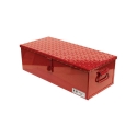 Picture of K&M Mfg #30 Toolbox | 23-In. x 10-In. x 7-In. | Red Powder Coat
