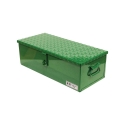 Picture of K&M Mfg #30 Toolbox | 23-In. x 10-In. x 7-In. | Green Powder Coat