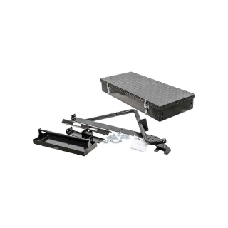 Picture of K&M Mfg Case IH AFX 10-20 Series Combine Toolbox Kit | 28-In. x 12-In. x 4.25-In. | Black Powder