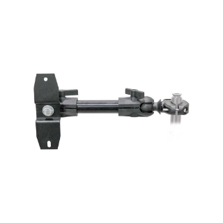 Picture of HDX Mounts 120mm 2-Hole Plate Mount + Heavy-Duty Ball with Stud | For Round Bar Tractor Cab Mount