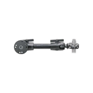 Picture of HDX Mounts Round 4-Hole AMPS Plate Mount + Heavy-Duty Ball | For Round Bar Tractor Cab Mount