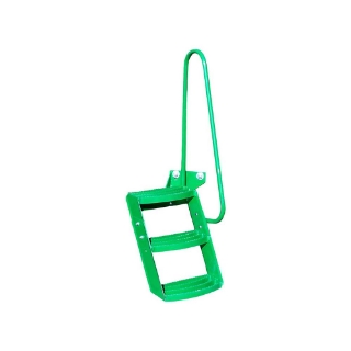 Picture of K&M Mfg Step Kit for John Deere Regular Series Tractors | 3-Step Unit | Welded Design | RH | Green