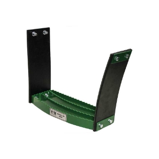 Picture of K&M Mfg Flex Step Kit for Universal Fit | Bolt-On Design | 1-Step Unit | Green Powder Coat Finish