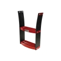 Picture of K&M Mfg Flex Step Kit for Universal Fit | Bolt-On Design | 2-Step Unit | Red Powder Coat Finish