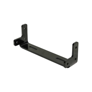 Picture of K&M Mfg Mounting Bracket for Flex Step | Universal and Versatile Design | Black Powder Coat Finish