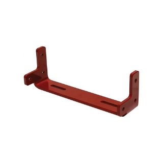 Picture of K&M Mfg Mounting Bracket for Flex Step | Universal and Versatile Design | Red Powder Coat Finish
