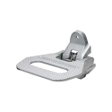 Picture of K&M Mfg Safety Folding Foot/Grab Step | For Work Trucks & Trailers | Silver Zinc-Plated Finish