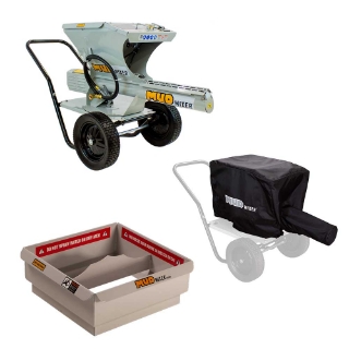 Picture of MudMixer Portable Concrete Mixer Promotion W/ Hopper Extension and All Weather Cover