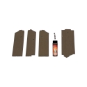 Picture of K&M Mfg Corner Post Kit for John Deere 55-55 Utility Series Tractors | Multi-Brown Cloth